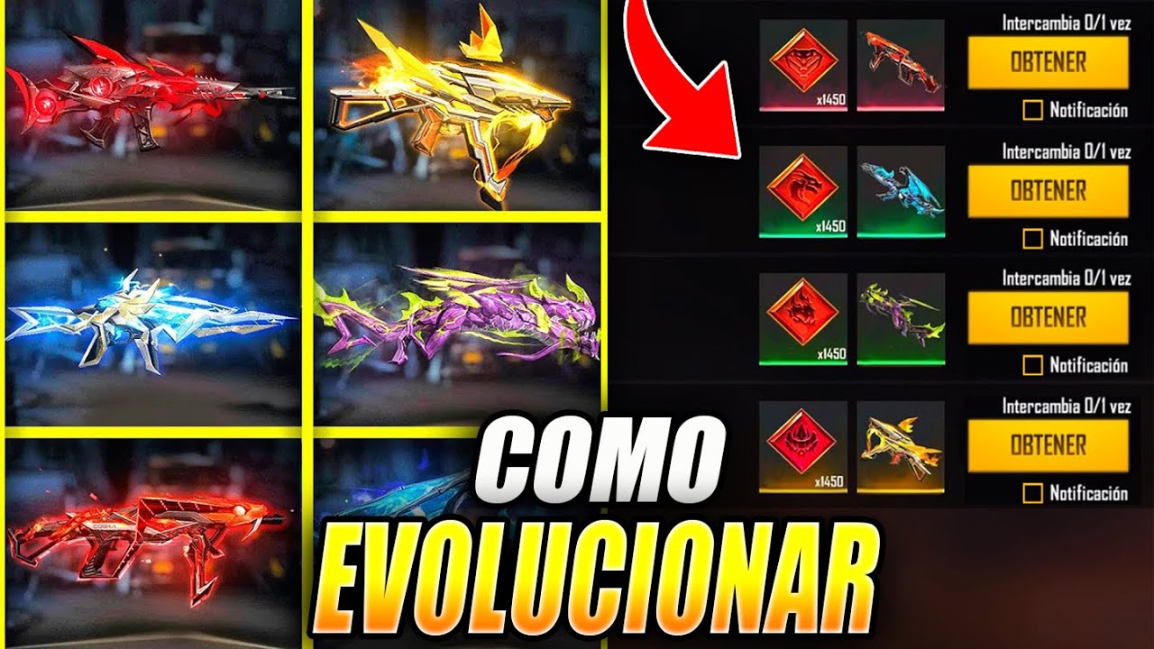 descubre los mejores trucos para obtener armas evolutivas en free fire